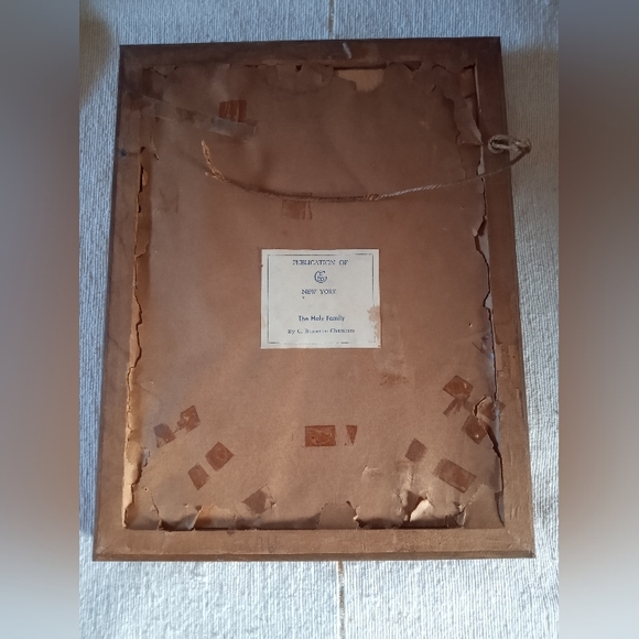 "The Holy Family" framed art - Picture 6 of 15